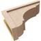 Ekena Millwork 6"W x 18"D x 12"H Classic Bryant Rough Cedar Woodgrain TimberThane Corbel, Primed Tan CORUR06X18X12BRYRCPR - alternate 2
